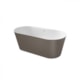 Banheira De Stonex Oval Raina Café Roca - e886f49c-7b76-41b7-a141-66ba7b75dab5