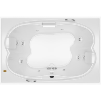 Banheira Dupla Eura Com Aquecedor  P1 60hz Jacuzzi 183x120x49 cm