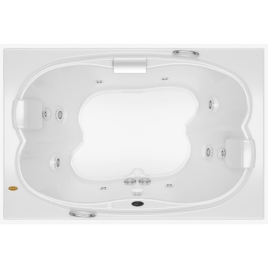 Banheira Dupla Eura Com Aquecedor  P1 60hz Jacuzzi 183x120x49 cm - Imagem principal - d5090c1f-c8ee-4fa2-8d60-11ae437bf324