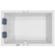 Banheira Dupla Pieta Com Aquecedor Jacuzzi 180x120x50cm - 179b7526-1ba5-4f1c-a2d1-ca2714092c7e