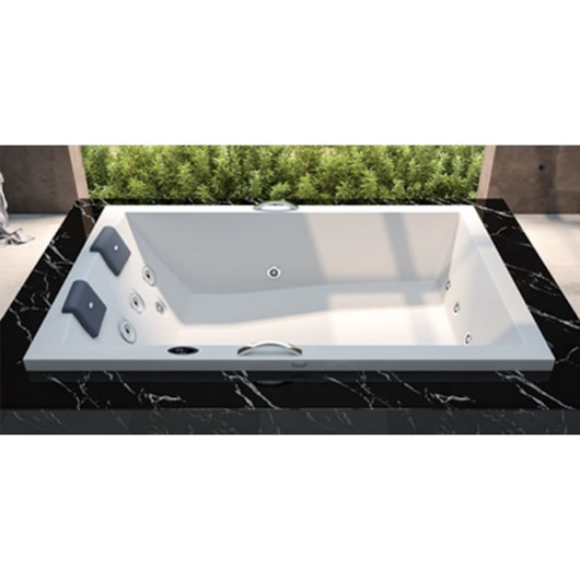 Banheira Dupla Pietá Com Blower E Aquecedor Jacuzzi 180x120cm - Imagem principal - 59e6215e-9e2f-4f7f-bf8c-714a603b710a