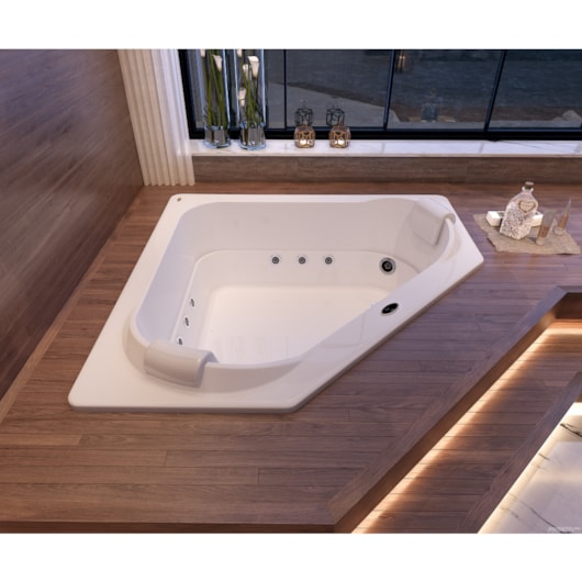 Banheira Eura Canto 60Hz Jacuzzi 152x152cm - Imagem principal - 937cc86a-fdfb-4a5b-aea4-35030c0fc56b