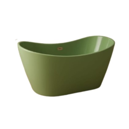 Banheira Imersão Mavie Verde Oliva Gel Coat Ouro Fino
