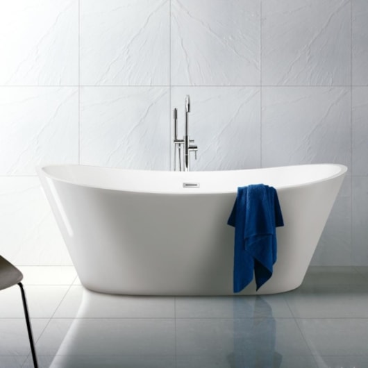 Banheira Moderna Porto Belo Glossy White Immersi 240L 170x81x68cm - Imagem principal - 3662f1a3-e118-43e0-ba37-e31f332cd4df