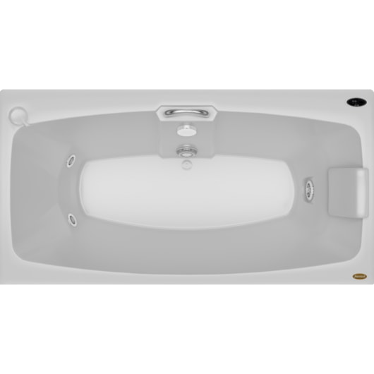 Banheira Mysia G1 P1 Com Aquecedor Jacuzzi 165x83cm - Imagem principal - d2d3b1bd-ba65-4499-b403-7d9be5be413d