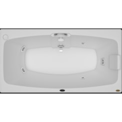 Banheira Mysia G1 PLus P1 Com Aquecedor Jacuzzi 183x110cm