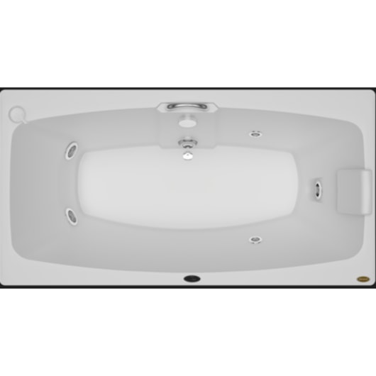 Banheira Mysia G1 PLus P1 Com Aquecedor Jacuzzi 183x110cm - Imagem principal - c5044229-a6b7-47f3-a562-a4b0fde30fde