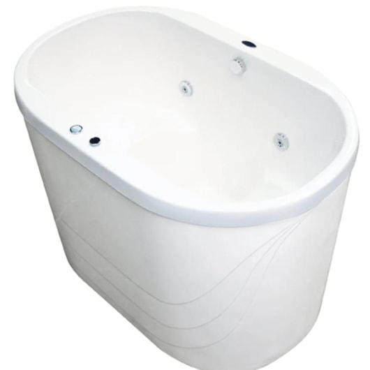 Banheira Ofurô Com Hidromassagem E Aquecedor Casa Inteligente Heatiro Dupla 140 Aquecimento Top Line Ouro Fino - Imagem principal - df135cc6-2d58-4834-bdac-343312d8c540
