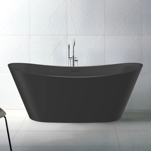 Banheira Porto Belo Pure Black Immersi 170x81x68cm - Imagem principal - 84243b8b-1c3c-4c9a-b59f-18addde5dbaf