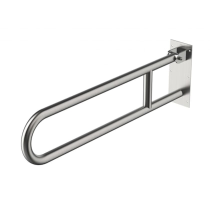 Barra De Apoio Articulada De Acessibilidade Benefit Inox Escovado Docol 80cm