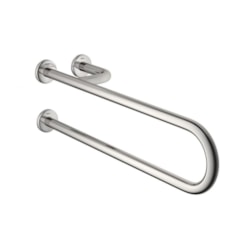 Barra De Apoio Lateral Fixa Esquerda De Acessibilidade Conforto Inox Polido Deca 80cm