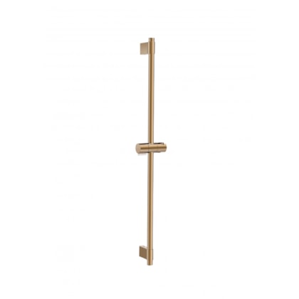 Barra Deslizante Para Ducha Manual Com Suporte Sensum Rose Gold Roca 80cm