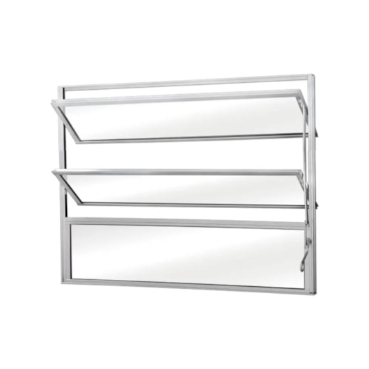 Basculante Vidro Mini Boreal Branco Soft MGM 60x60cm - Imagem principal - 0c663c82-5ed3-4007-b008-34e2ee8fb393