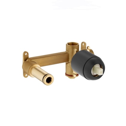 Base Monocomando Para Lavatório De Parede Cala Matte Black Roca