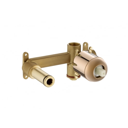 Base Para Monocomando De Embutir Para Lavatório De Parede Insígnia Rose Gold Roca - Imagem principal - e813c7fc-a3c7-4e80-8ffa-ea34d5d37b3e