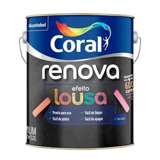 Base Renova Efeito Lousa Acetinado 3,2L Coral - Imagem principal - d153a386-a38c-48b3-afd8-651a4499930b