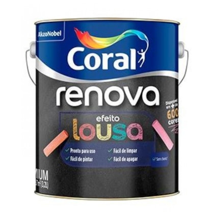 Base Renova Efeito Lousa Acetinado 3,2L Coral