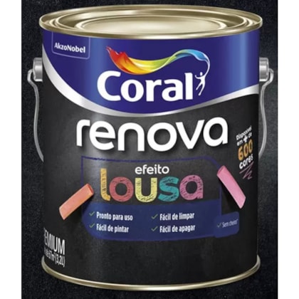 Base Renova Efeito Lousa Acetinado Coral 800ml