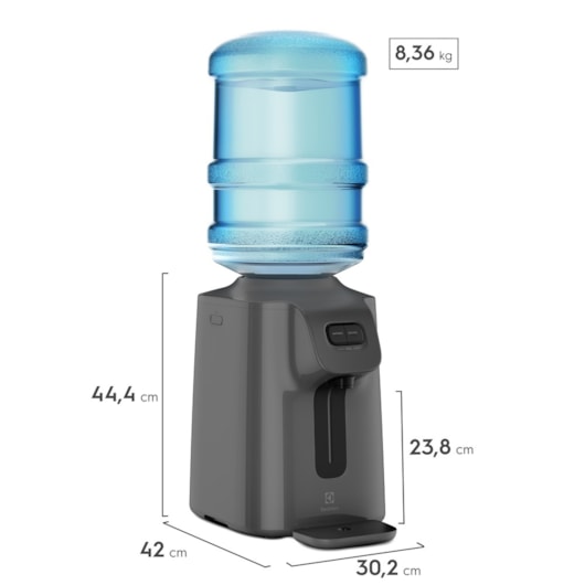 Bebedouro Com Compressor BC01X Cinza Electrolux 220V - Imagem principal - 36122ecd-3803-45a2-8a39-ac7c83af6f6c