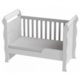 Berço Infantil Mini Cama Mirelli Branco Brilho Carolina Baby - 452a2897-8771-4631-99ad-0cbc10ff32ea