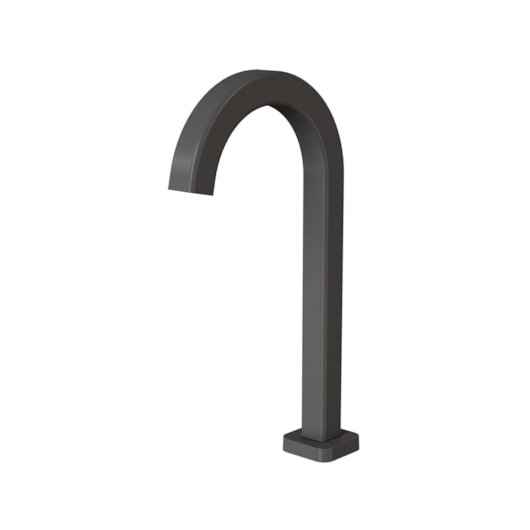 Bica Curva Alta Para Lavatório De Mesa Preto Fosco Fani - Imagem principal - 5cc70459-151f-49e4-827f-3df1efcd4ebb