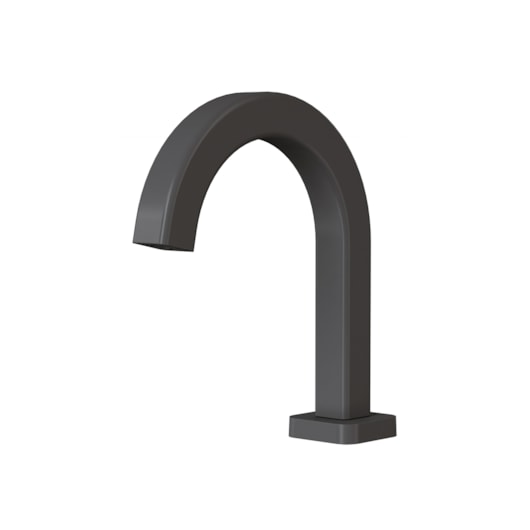 Bica Curva Baixa Para Lavatório De Mesa Preto Fosco Fani - Imagem principal - 702483a8-c5dc-4699-bbdd-f14774c65ff9