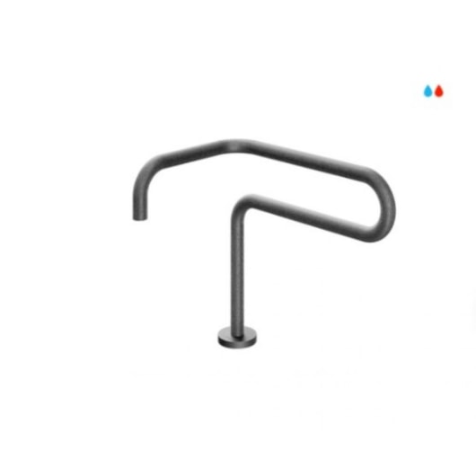 Bica Para Lavatório De Mesa Com Conexões Espontâneas Grafite Jateado Docol - Imagem principal - 7594f8b1-dd9e-4786-93be-41ccecb03878