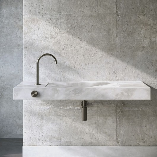 Bica Para Lavatório De Mesa Mix Match Grafite Escovado Docol - Imagem principal - c0ac9a51-7ca5-450d-8810-a8d9720858a9