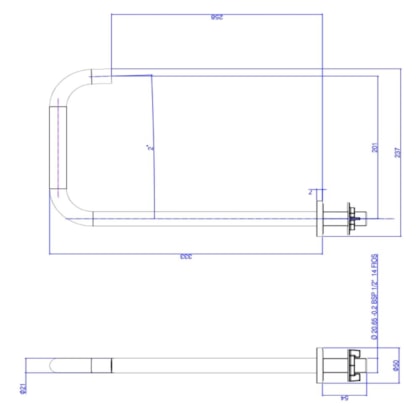 Bica Para Lavatório De Mesa Quadrada G Decayou Brown Matte Deca