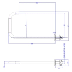 Bica Para Lavatório De Mesa Quadrada G Decayou Dynamic White Mate Deca