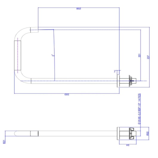 Bica Para Lavatório De Mesa Quadrada G Decayou Inox Deca - Imagem principal - 68651eaf-02ba-43ef-961e-a345068ca778