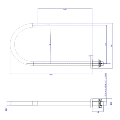 Bica Para Lavatório De Mesa Redonda G You Black Mate Deca