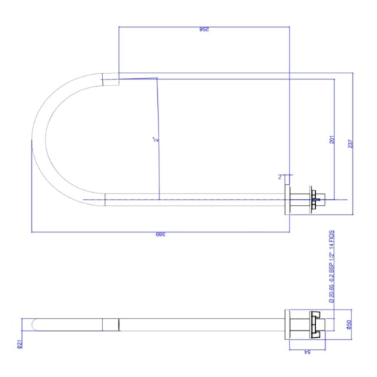 Bica Para Lavatório De Mesa Redonda G You Brown Matte Deca - Imagem principal - ef0003db-2794-45e6-96ff-9b99c018ce67