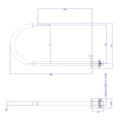 Bica Para Lavatório De Mesa Redonda G You Summer Gold Deca