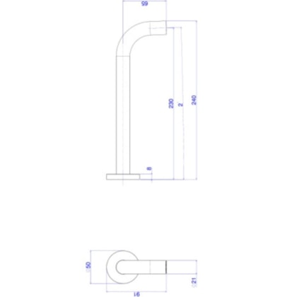 Bica Para Lavatório De Parede M You Summer Gold Deca