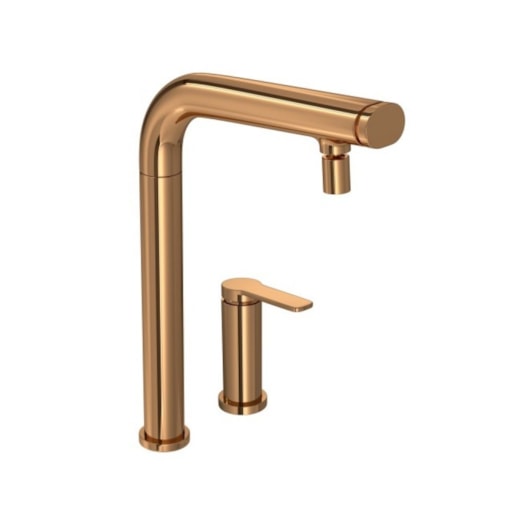 Bica Para Monocomando De Cozinha De Mesa You Click Red Gold Deca - Imagem principal - 094df784-212d-4c7b-b371-9086b78607b6