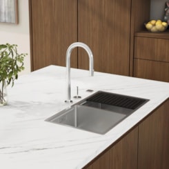 Bica Para Monocomando De Cozinha De Mesa You Curva Cromado Deca