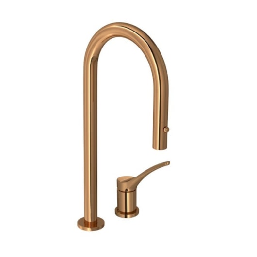 Bica Para Monocomando De Cozinha De Mesa You Reta Gold Red Deca - Imagem principal - 35603006-f1a3-4cf7-85d0-d24580318a95