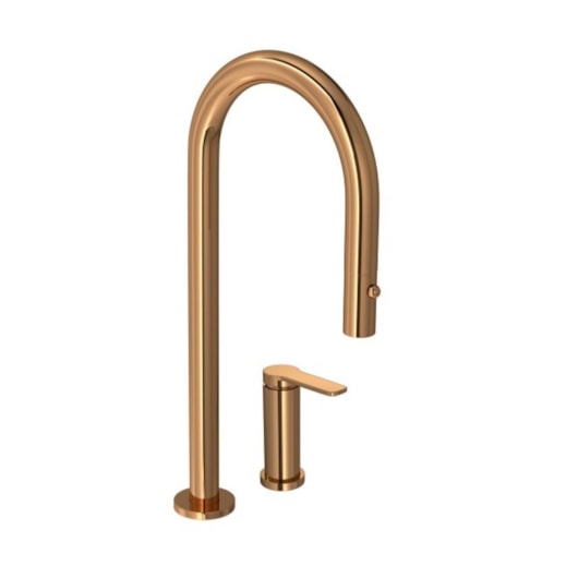 Bica Para Monocomando De Cozinha De Mesa You Reta Gold Red Deca - Imagem principal - 5320e208-ad5f-4aa6-921d-8d5712fab366