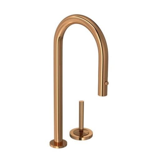 Bica Para Monocomando De Cozinha De Mesa You Reta Gold Red Deca - Imagem principal - c910a6f3-47e9-407e-b80f-2c577cc0dc6d