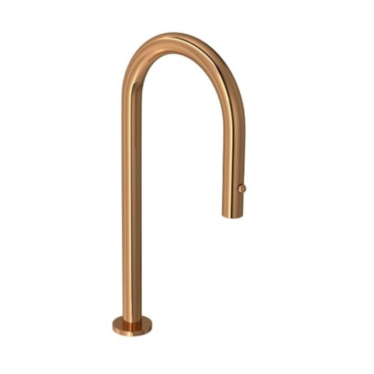 Bica Para Monocomando De Cozinha De Mesa You Reta Gold Red Deca - Imagem principal - 7aa8ca11-a54e-48ec-ba33-83d8a0444a89