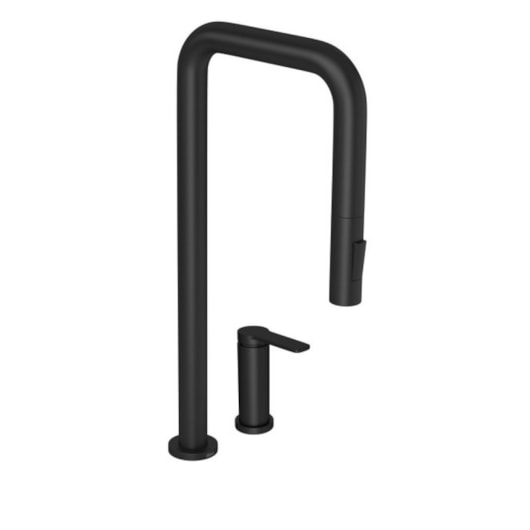 Bica Para Monocomando de Mesa para Cozinha You Black Matte Deca - Imagem principal - 7d0ee9fc-3360-484f-8bc1-55e38be7c8ed