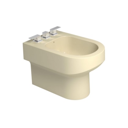 Bide 3 Furos Carrara Creme Deca