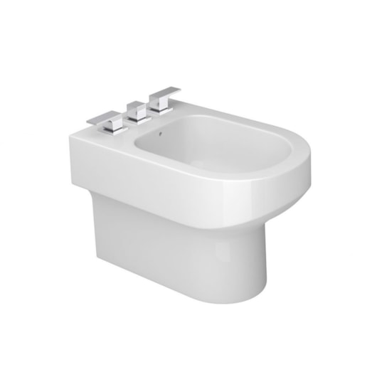 Bidê Carrara Com 3 Furos B.60 Branco Deca - Imagem principal - 032ff668-b432-41d6-9b29-aeda8c919882