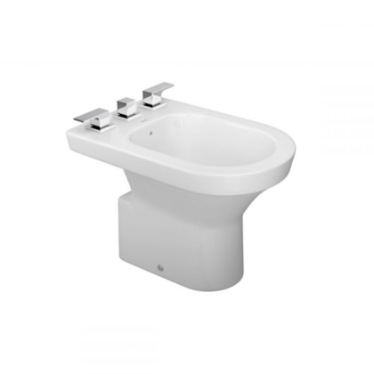 Bidê Com 3 Furos Level B48 Branco Deca