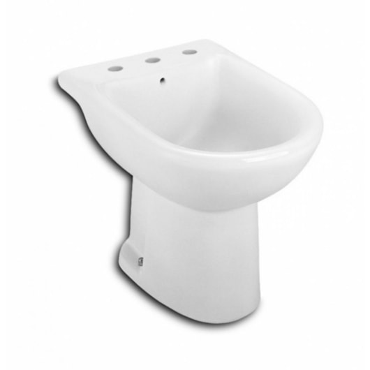 Bidê Com 3 Furos Riviera Branco Celite - Imagem principal - e2ffd16a-f582-4f66-afc2-b0b893a8683f