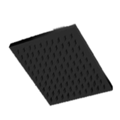 Bojo De Chuveiro Quadrado 1000 Branco Matte Rubinettos 20x20cm