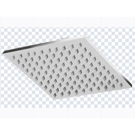 Bojo De Chuveiro Quadrado 1001 Aço Escovado Rubinettos 30x30cm - Imagem principal - b8643564-32b0-4e52-9381-be271c3e4180