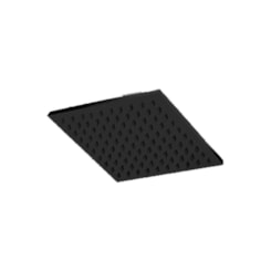 Bojo Para Chuveiro Quadratta Rbboj1002 Black Matte Rubinettos 40x40cm