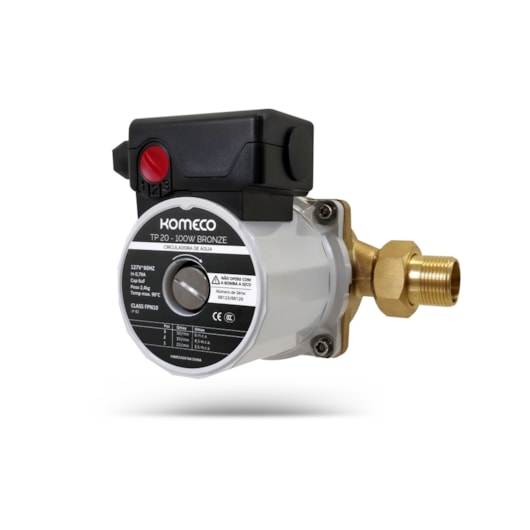 Bomba Circuladora De Agua TP20 Bronze 220V Komeco - Imagem principal - 1ac86bca-fa12-495b-86dc-af0736963e6d